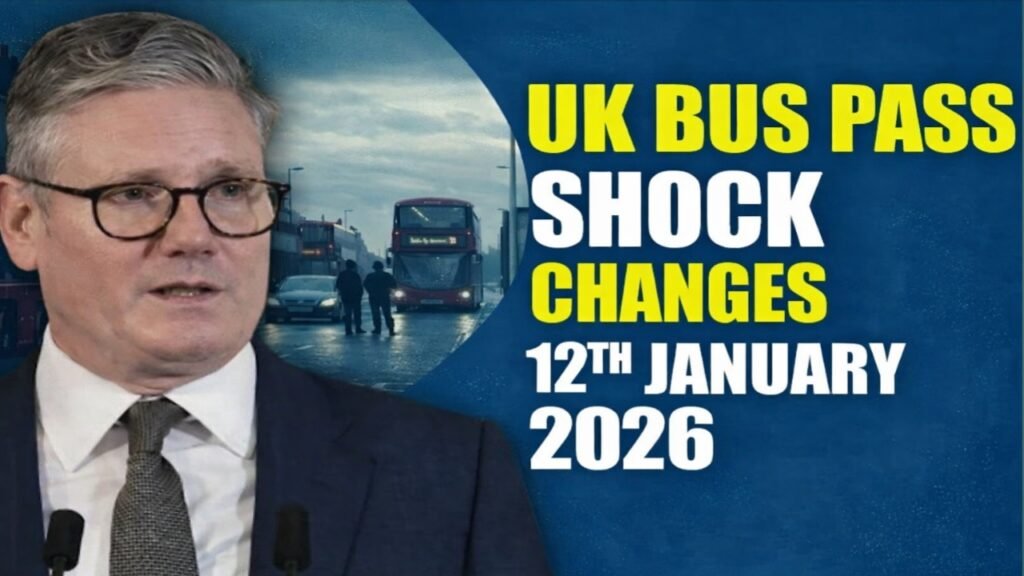 Bus pass changes January 2026